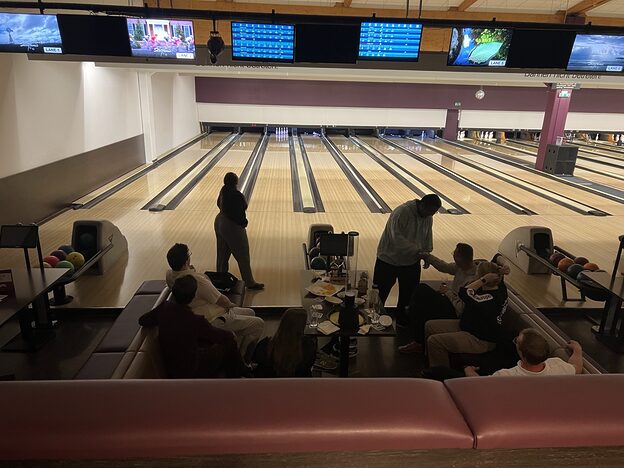 Mitglieder und Freunde beim Bowling in Siegen-Geisweid am 17. September 2026